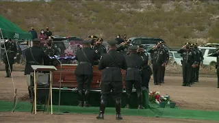 Fallen NMSP officer laid to rest at cemetary