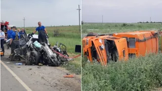 огненное дтп в волгоградской области 27.06.2021г- столкнулись "Mitsubishi и КАМАЗ". погибла женщина.