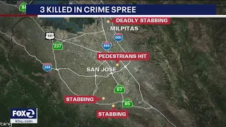 3 killed and 3 hurt in violent South Bay crime spree