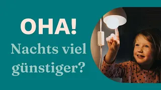 Strom sparen: Sind Energiekosten nachts günstiger?