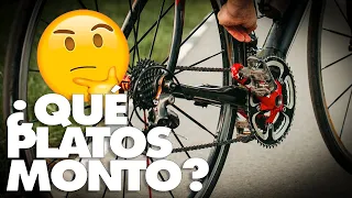 🤔¿Cuál es la mejor combinación de platos en la bicicleta?🚲 #platosciclismo