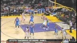 Los Angeles Lakers vs Denver Nuggets Game 1 - 1st Round Playoffs 4/20/2008.  Kobe Bryant 32 Points