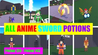 NEW ANIME HERO POTIONS IN WACKY WIZARDS OLD UPDATE - unlocked ANIME SWORD INGREDIENT POTIONS