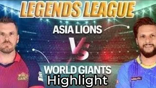 legends cricket league no-6 match asia lions vs world giants higjlight#viral #youtube #cricket