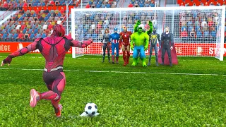 DC vs Marvel Soccer in GTA 5 - Marvel vs. DC - definitivo Pênaltis Jogue futebol no GTA V MODS #125
