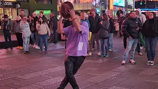 incredible street dance in times square