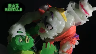 TMNT Muckman Glow in the Dark Battle!  Super7 Ultimates Noxious Green (Glow) NECA Sewer Hero Series