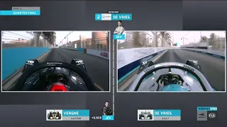 Formula E, Diriyah E Prix 2 2022 (Q) Jean Eric Vergne & Nyck De Vries OnBoard