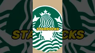 🔍🤫 The Mystery Behind Starbucks' Original Logo 🌟☕️ #shorts #starbucks #logo