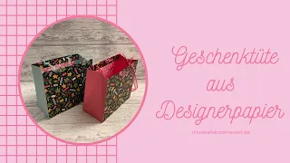 Geschenktüte aus Designerpapier - eine Anleitung mit den Produkten von Stampin´Up!