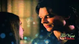 The Vampire Diaries - Elena & Damon 1st real kiss (3x10 The New Deal) - everything you wanted