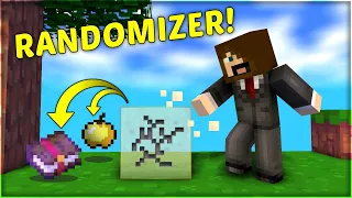 WSZYSTKIE DROPY Z BLOKÓW SĄ LOSOWE A JA MUSZĘ PRZEJŚĆ MINECRAFTA! (RANDOMIZER)