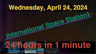 International Space Station HD camera [04-24-2024] - Daily Time Lapse #timelapse #nasa #iss