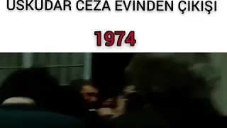 Yılmaz Güneyin Üsküdar cezaevinden çıkışı...1974