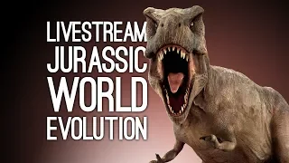 Jurassic World Evolution Live! We Play Jurassic World Evolution on Xbox One Live from Loading Bar
