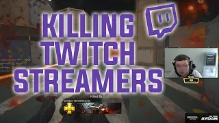 USING AIM TO KILL TWITCH STREAMERS IN WARZONE