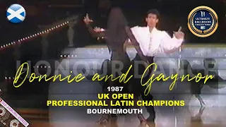 1987 Donnie Burns and Gaynor Fairweather HONOUR DANCE as The UK Open Professional Latin Champions