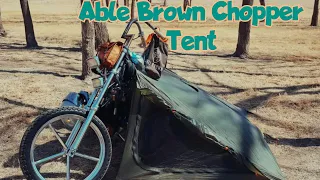 Able Brown Chopper tent. The nomad 4. Unboxing and review.
