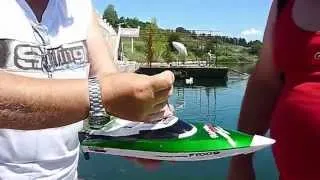 FEI-LUN VITALITY FT009 HIGH SPEED RC RACING BOAT AT PTSHELINA LAKE LOBOSH-BULGARIA 2014