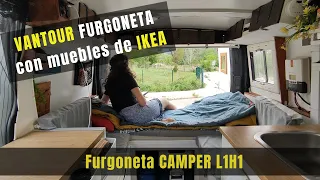 🚐 VAN TOUR Furgoneta Camperizada con muebles de IKEA