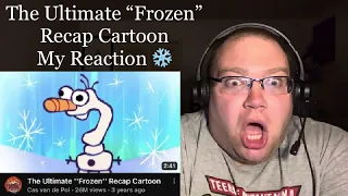 The Ultimate “Frozen” Recap Cartoon (My Reaction) ❄️