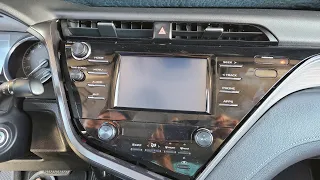 How to Remove Radio / Navigation / Display from Toyota Camry 2019 for Repair.