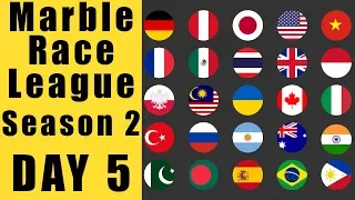 Marble Race League 2019 Season 2 Day 5 in Algodoo / Marble Race King