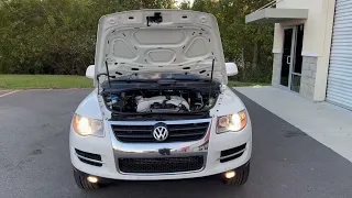 2008 Volkswagen Touareg V6 Walkaround Engine Running and Start Up 10012022