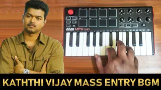 Kaththi - Kathiresan Mass Entry Bgm | Cover By Raj Bharath | #ThalapathyVijay #Anirudh