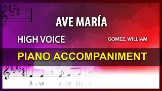 Ave María Karaoke William Gomez High voice