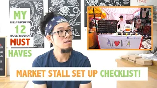 12 MUST-HAVE Things For Any Market Stall Business | My Market Stall Checklist