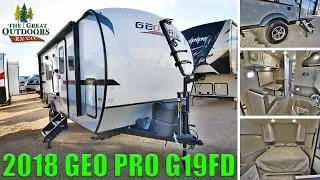 New 2018 ROCKWOOD GEO PRO G19FD Lightweight Travel Trailer RV Colorado Dealer