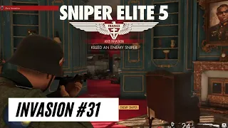 Sniper Elite 5 - Axis Invasion 31st Win - Mission 2 Occupied Residence in 4k