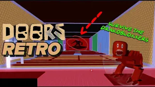 Полное прохождение RETRO (DOORS) SURVIVE THE DRAKOBLOXXERS!