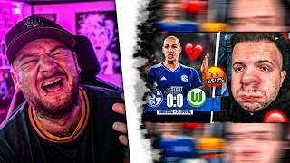 REACTION auf Ich KANN NICHT MEHR..Schalke vs Wolfsburg STADION VLOG  | Der Keller Stream Highlights