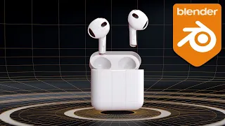 Blender Product Visualization Tutorial - Apple Airpods (Aryan)