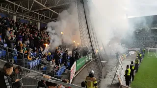 Bolt Arena, HJK:n fanit juhlivat tasoitusmaalia Stadin derbyssä 5.9.2022