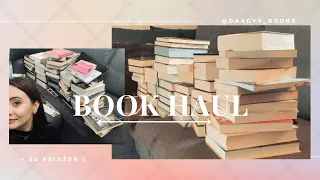 OGROMNY BOOK HAUL | 50 NOWYCH KSIĄŻEK