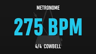 275 BPM 4/4 - Best Metronome (Cowbell)