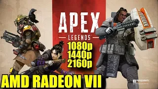 Apex Legends AMD RADEON VII | 1080p - 1440p & (4K) 2160p | FRAME-RATE TEST