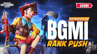 BGMI LIVE RANK PUSH | SERIOUS GAMEPLAY | IPHONE 14 PLUS #bgmi #live #pubgmoblie