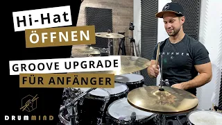 Hi-Hat öffnen - Groove Upgrade für Schlagzeug Anfänger