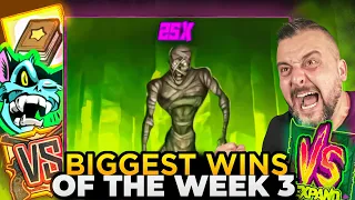 BIGGEST WINS OF THE WEEK 3 || FULL SCREEN INSANE WIN ON UNDEAD FORTUNE!!