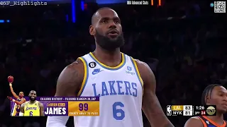 LeBron James  28 PTS 10 REB 11 AST: All Possessions (2023-01-31)