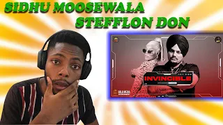INVINCIBLE (Official Audio) Sidhu Moose Wala REACTION | Stefflon Don | The Kidd | Moosetape