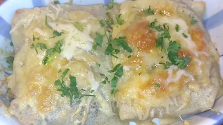 БЛИНЫ с начинкой из грибов, мяса и сыра / Pancakes with mushrooms meat and cheese