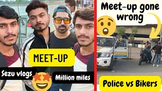 @Sezuvlogs&@Millionmilesvlog first meet-up in Ahmedabad meet-up gone wrong 🥵 police se pnga ho gya