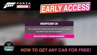 How to get any car for FREE in Forza Horizon 5!
