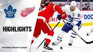 NHL Highlights | Maple Leafs @ Red Wings 11/27/19