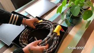 SKW speaker cables unboxing 📦,  single wire